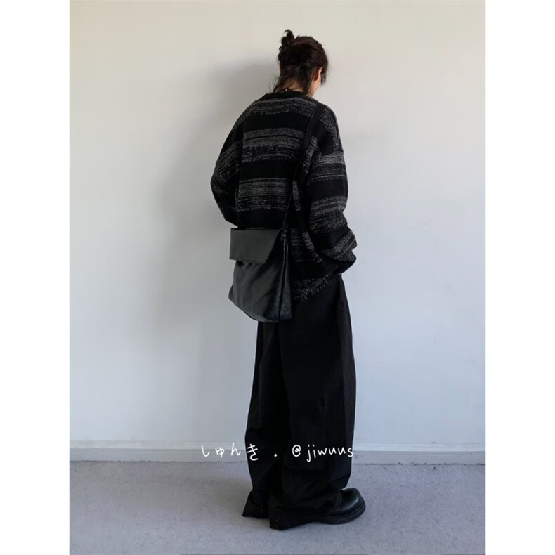 【005】款休闲套头毛衫圆领舒适格纹保暖宽松上衣A079-M3196-P49,男装棉衣,电商A079
