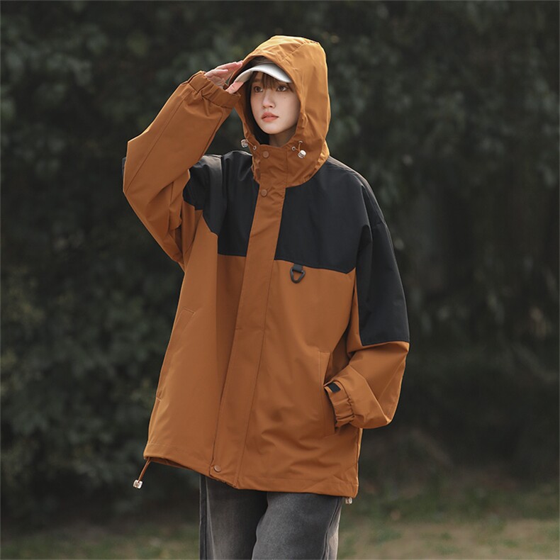 Cityboy情侣时尚连帽冲锋衣外套夹克团体班服,男装夹克,星座301D-5(原星座1415）