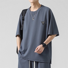 速干短袖运动跑步冰丝薄款透气休闲夏装TT312-特批36，男装T恤，星座718