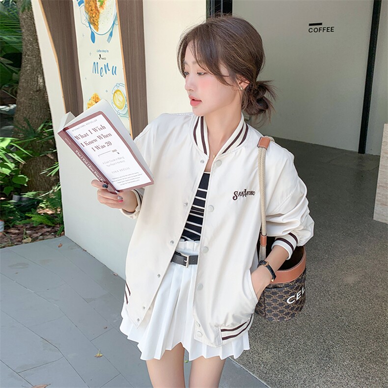 2023年秋季新款棒球服夹克外套B190-82389-P135-K188,女装短外套,一九零