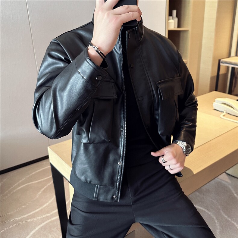 男装皮衣6803,男装皮衣,星座1508-3
