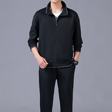 中年男士长袖立领外套男春秋潮流2023新款潮男装衣服夹克上衣春装，男装休闲套装，电商B212（原钱塘6029）