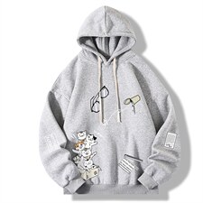 纯棉连帽卫衣男大码运动帽衫宽松薄WY2115-P35加绒款-P40，男装卫衣，电商A040