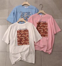 现货，三色老虎图案T，其它，12PJL