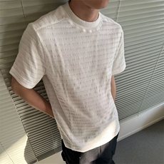 美式百搭简约纯色时尚百搭圆领短袖T恤男9025-P30，男装T恤，电商B380（原B361）