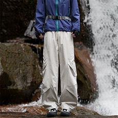美式户外登山冲锋工装裤男直筒休闲百搭长裤情侣5Q3058-TP18，男装休闲裤，电商A102