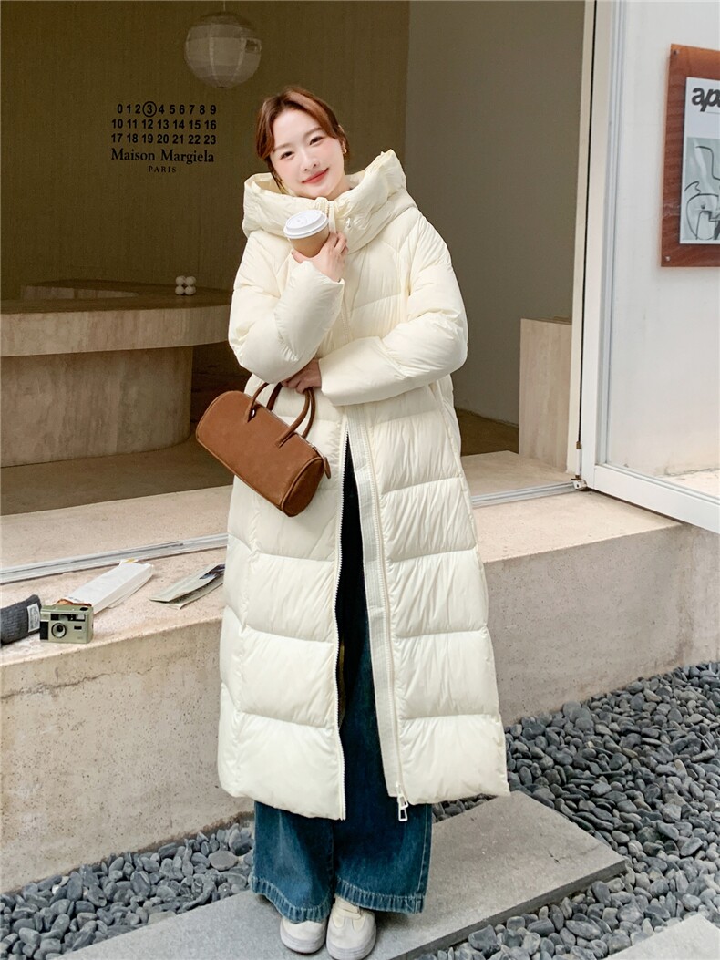 2025现货长款羽绒服210-3293-P370-4682025年冬季长款有帽不可拆,女装羽绒服,韩蜜菓