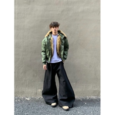 美式高级感连帽毛领座山雕外套男冬季夹克棉服潮M0220-P90，男装夹克，星座308B-2