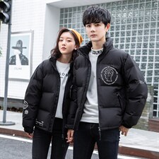 主推差价大立领潮牌男学生短款外套羽绒服亮面潮牌，男装羽绒服，星座301D-5(原星座1415）