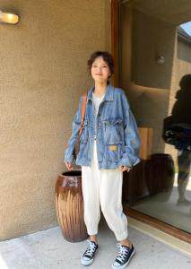 7080#牛仔贴标外套，其它，续加 XJ