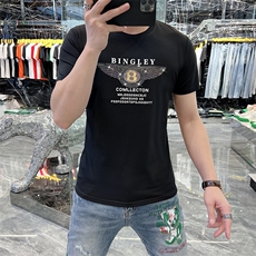 新款时尚高端精品欧货夏季男T恤短袖潮流抖音A227B-A-715-P45，男装T恤，电商A227B（原钱塘4066-1）