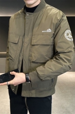 标80白鸭绒男棒球领刺绣工装羽绒服棒球服A329-YR3072-P215，男装羽绒服，电商A329