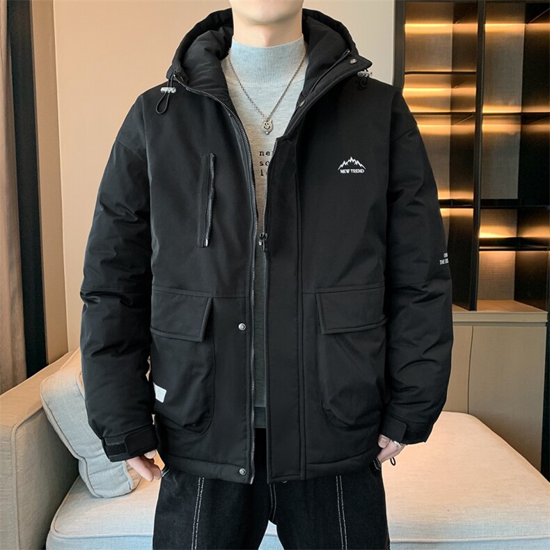 冲锋衣羽绒棉服男冬季宽松大码加厚棉衣ins潮流外套M0783-P120,男装棉衣,星座308B-2