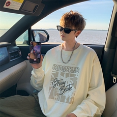 360g重磅卫衣男秋季欧美hiphop潮牌潮流美式复古oversize痞帅外套，男装T恤，电商B316