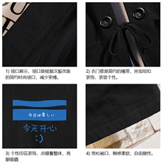 HF59033-P40风汉服男开衫外套七分袖道袍砖墙挂拍，男装民族服装，电商A040A