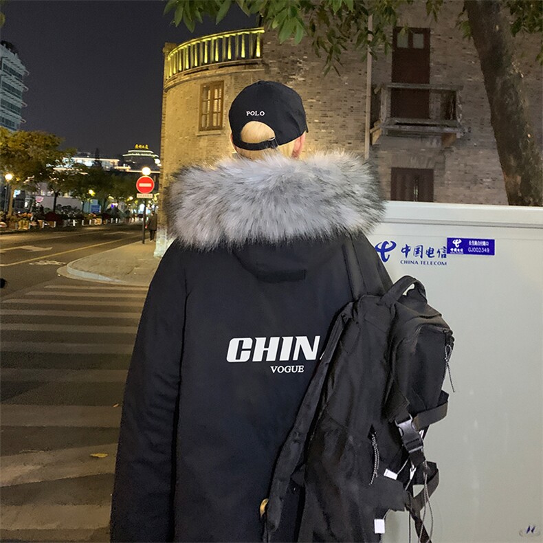 MM48001-P130冬季大毛领棉衣男士大码加厚棉袄男棉服,男装棉衣,电商A040