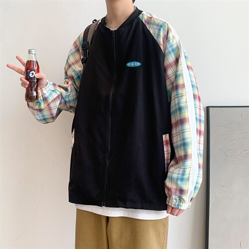 潮流夹克潮男春季棒球领夹克JK426P55，男装夹克，星座1116-2