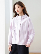 现货！现货！2026春季新款宽松休闲时尚短款外套女，女装短外套，以桐