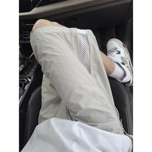 B221 美式ins高街暗黑宽松直筒拉链五分裤短裤 LK25533-特P28控49图片
