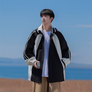 815A-MJ78362-65特 秋冬装新款拼接登山服三防冲锋衣外套夹克图片
