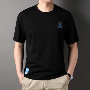 AC23929钱塘2020-3夏季时尚印花男士圆领短袖T恤宽松休闲上衣P50图片