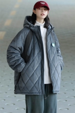 冬上新加棉时尚棉服潮中性风连帽棉衣外套男女8330-P115控价158，男装棉衣，电商A441-1