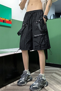 8XL-M重磅特大码短裤男户外登山裤冲锋裤男五分裤男DK1502P49控68图片