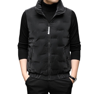 新款2023冬季商务休闲羽绒服中年男立领马甲外套男BJY08186-P125图片
