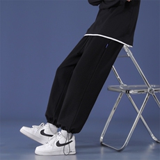 裤子男士2023新款潮牌直筒运动宽松休闲长裤男WK85-特批25，男装休闲裤，星座718-1