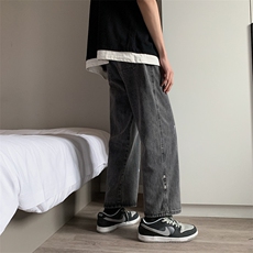 牛仔裤男宽松直筒裤N907P40，男装牛仔裤，星座1116-2