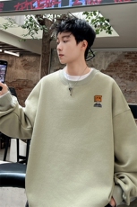 ！圆领卫衣男长袖T恤男WY173-P28加绒款（JR）-P33控价:49，男装卫衣，电商B367