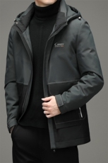 羽绒服男装中青年男士冬装外套2023新款连帽厚冬季ZELD9836-P325，男装羽绒服，电商B212（原钱塘6029）