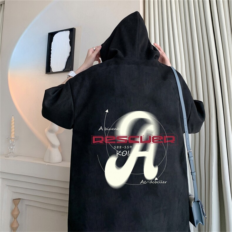 数据款！夏季麂皮绒连帽短袖潮流半袖T恤RTM3174-p50控78图片