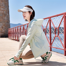冰丝透气防晒衣女款2025夏季户外防晒服防紫外线upf凉感防晒外套，女装防晒衣，可可小西