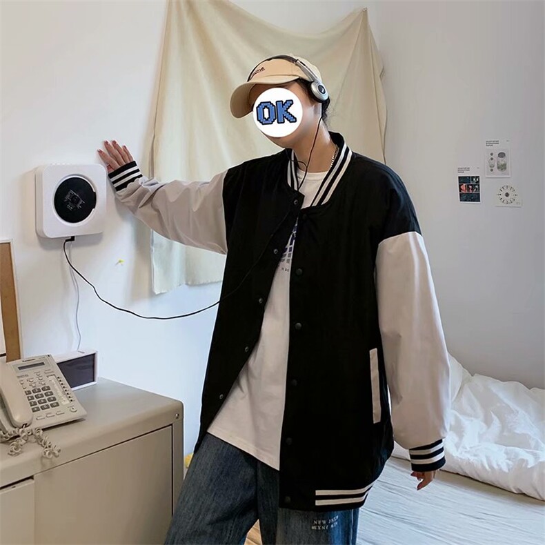 男装棒球服夹克休闲百搭2025秋季新款宽松ins潮流韩版运动外套男,男装夹克,星座1210-1