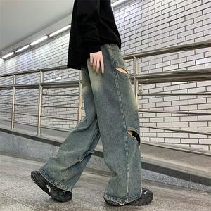 美式牛仔裤男款秋季长裤潮 G3109 P50图片