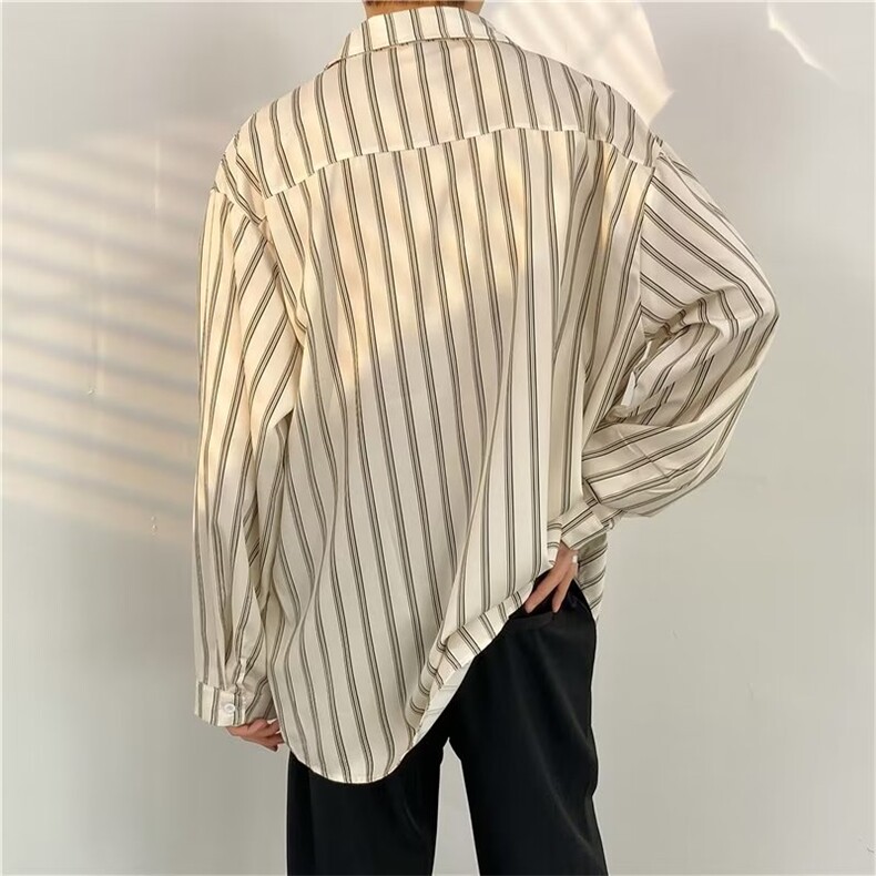 长袖衬衫男港风日系韩版潮流帅气衬衣C2309P32,男装衬衫,星座1116-2