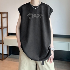 量大优可提供视频2024夏季美式麂皮绒背心D223A-BP2418-P18，男装背心/马甲，电商019-1