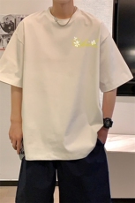 宽松纯棉短袖百搭上衣字母印花t恤男夏季新款2025-A2069TP20控39，男装T恤，电商B241