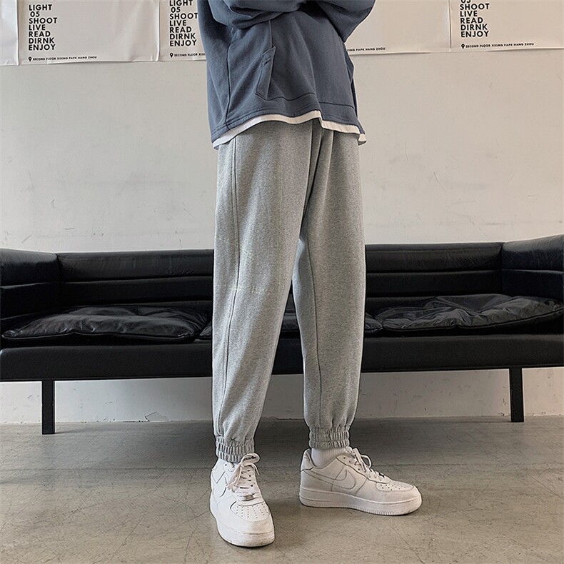 2021春秋装网红潮流贴标休闲大码运动裤男DK686P45限价68,男装休闲裤,电商A089-1