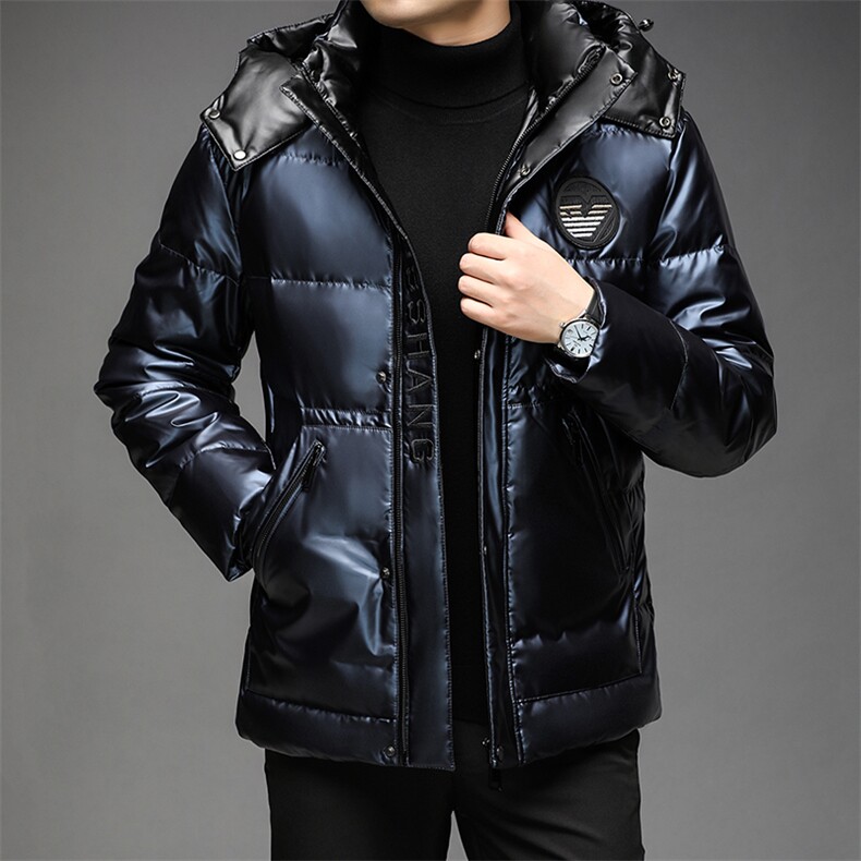 2023冬季新款中老年休闲宽松羽绒服男中年外套上衣QLMF12005-P315，男装羽绒服，电商B212（原钱塘6029）