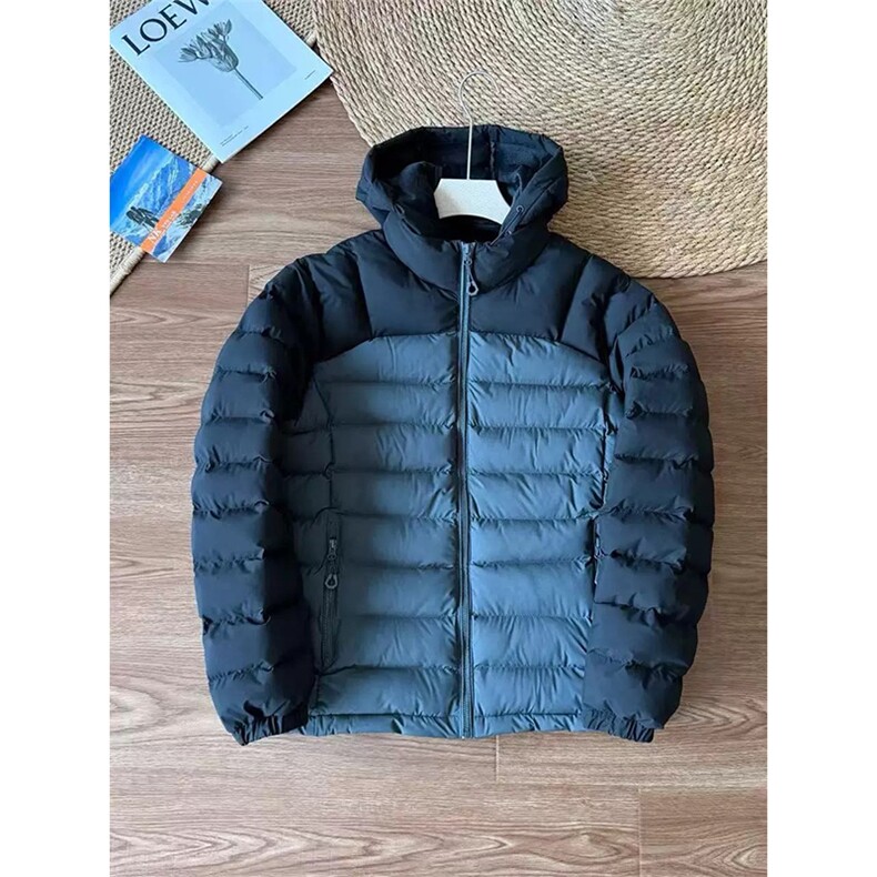 高品户外连帽排骨保暖棉服男拼接撞色三防棉衣外套A1172-P108,男装棉衣,星座1505