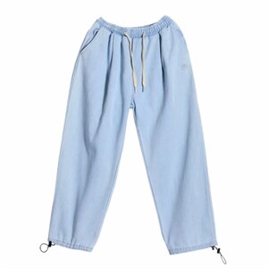 春秋新款宽松直筒牛仔裤男生阔腿港风百搭束脚长裤子男潮176-p35,男装牛仔裤,星座1008-2