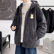 冬季青少年羊羔绒加厚棉衣时尚两面穿外套男女8830-P115控价138，男装棉衣，电商A441-1