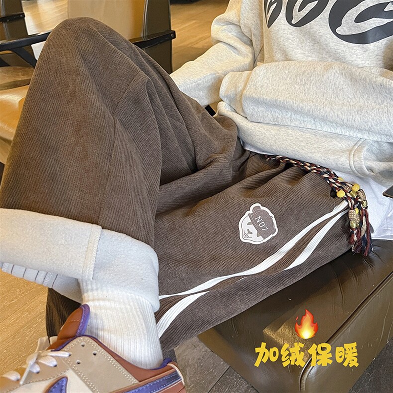 秋冬加绒加厚灯芯绒休闲裤 KK375 特P45加绒55图片