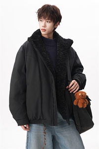 现货 座山雕羽绒服立领毛领加厚保暖宽松外套225-2-Y216-P228图片