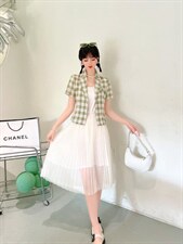 [现货]两件套连衣裙，两色、三个尺码，女装连衣裙，依柏璐(1F)