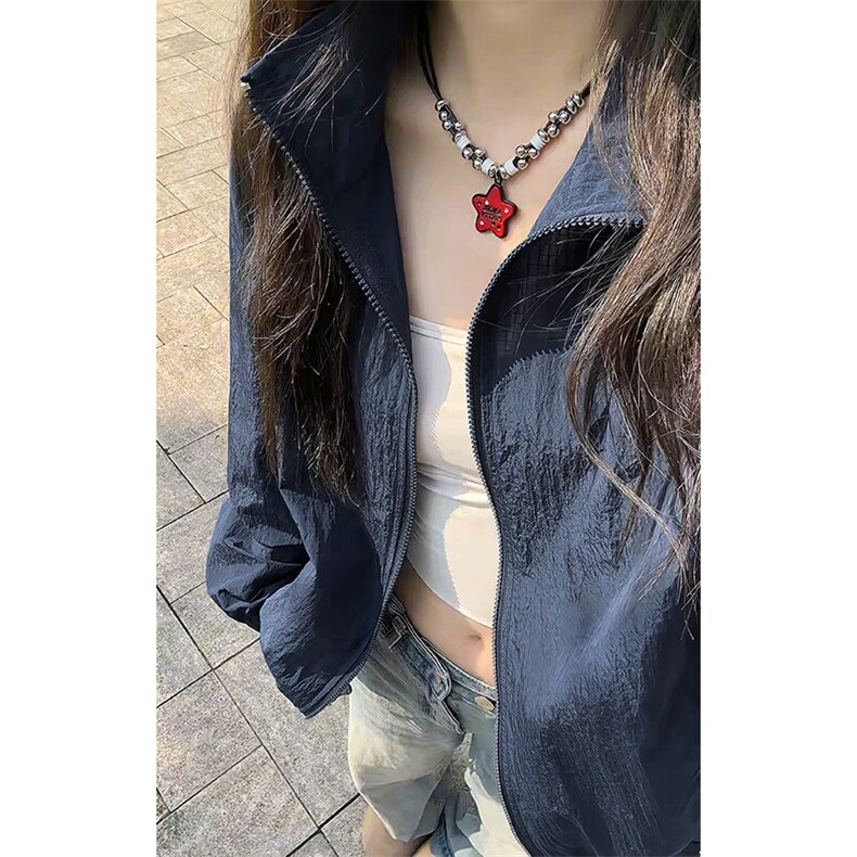 特批P55无差价夏季山系美式复古连帽速干宽松透气防晒外套男J5222,男装衬衫,电商A001