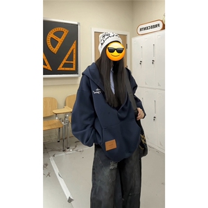 视频截图慎用!图片只做展示大货已到美式大V领连帽卫衣WY78069P65,男装卫衣,星座226-2