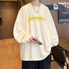 抖音得物供货量大从优可提供视频美式长袖T恤CT818特P25，男装T恤，电商A486-1